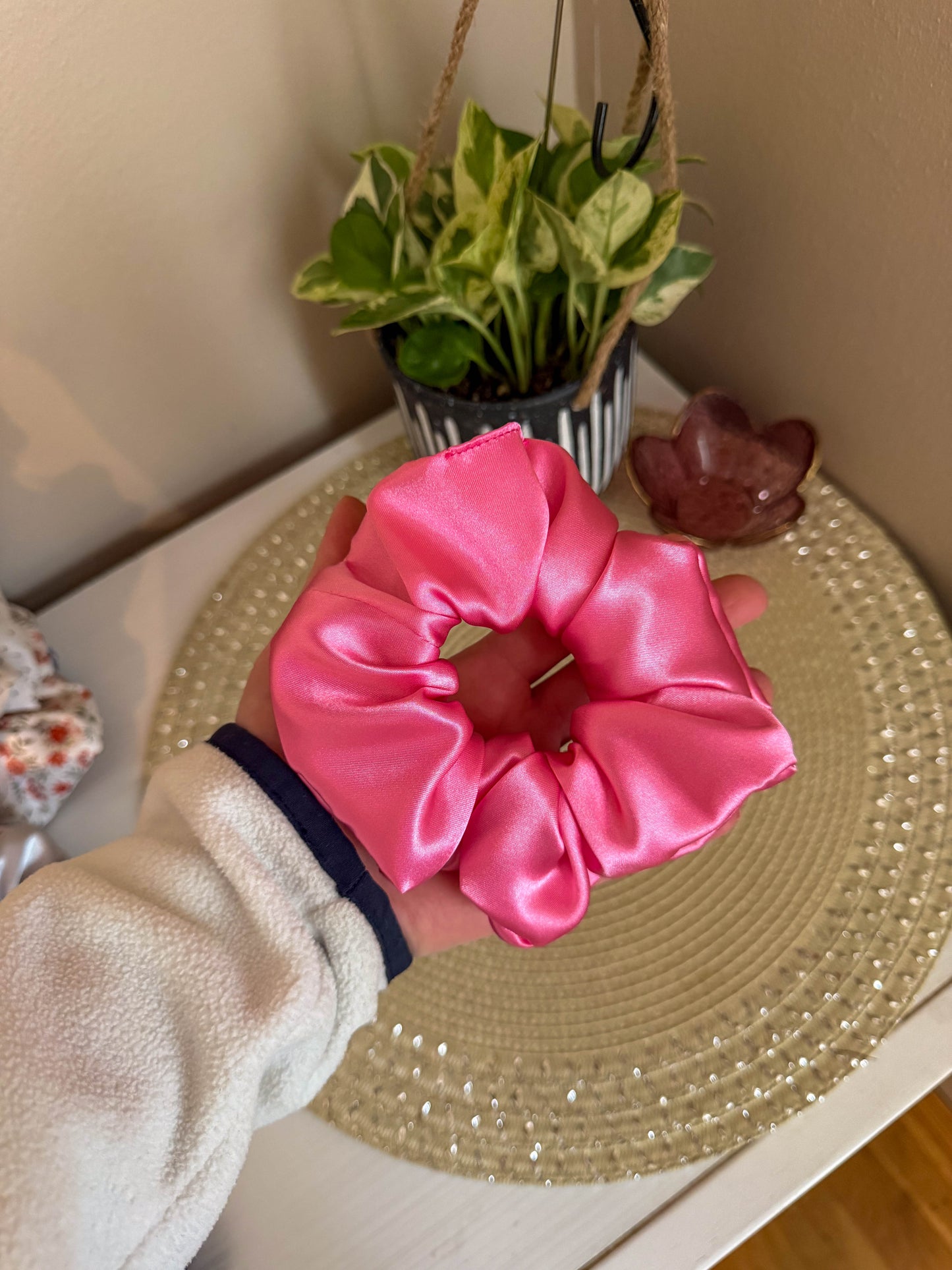 Blush Bloom Scrunchie Set