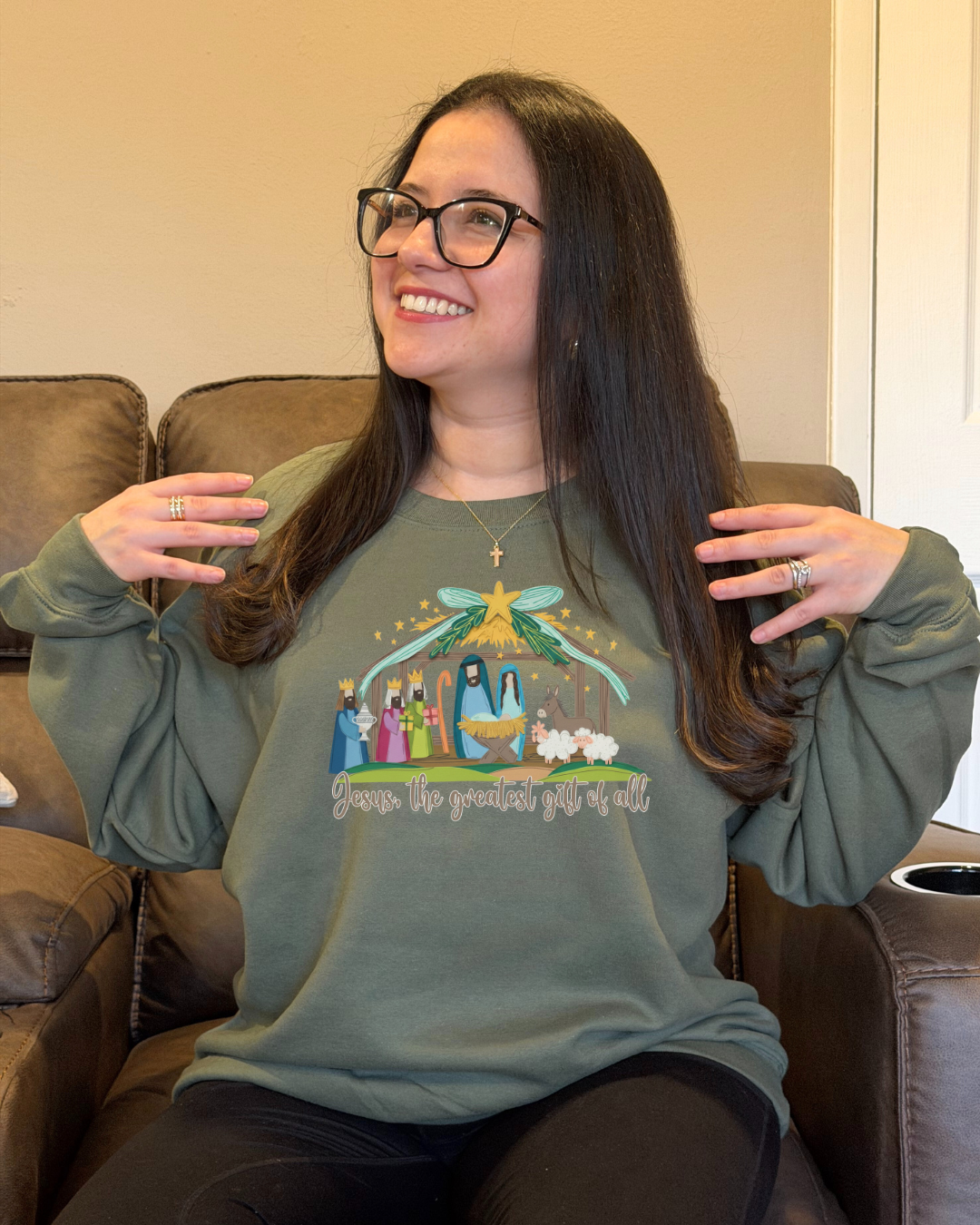 Jesus, The Greatest Gift of All Sweatshirt