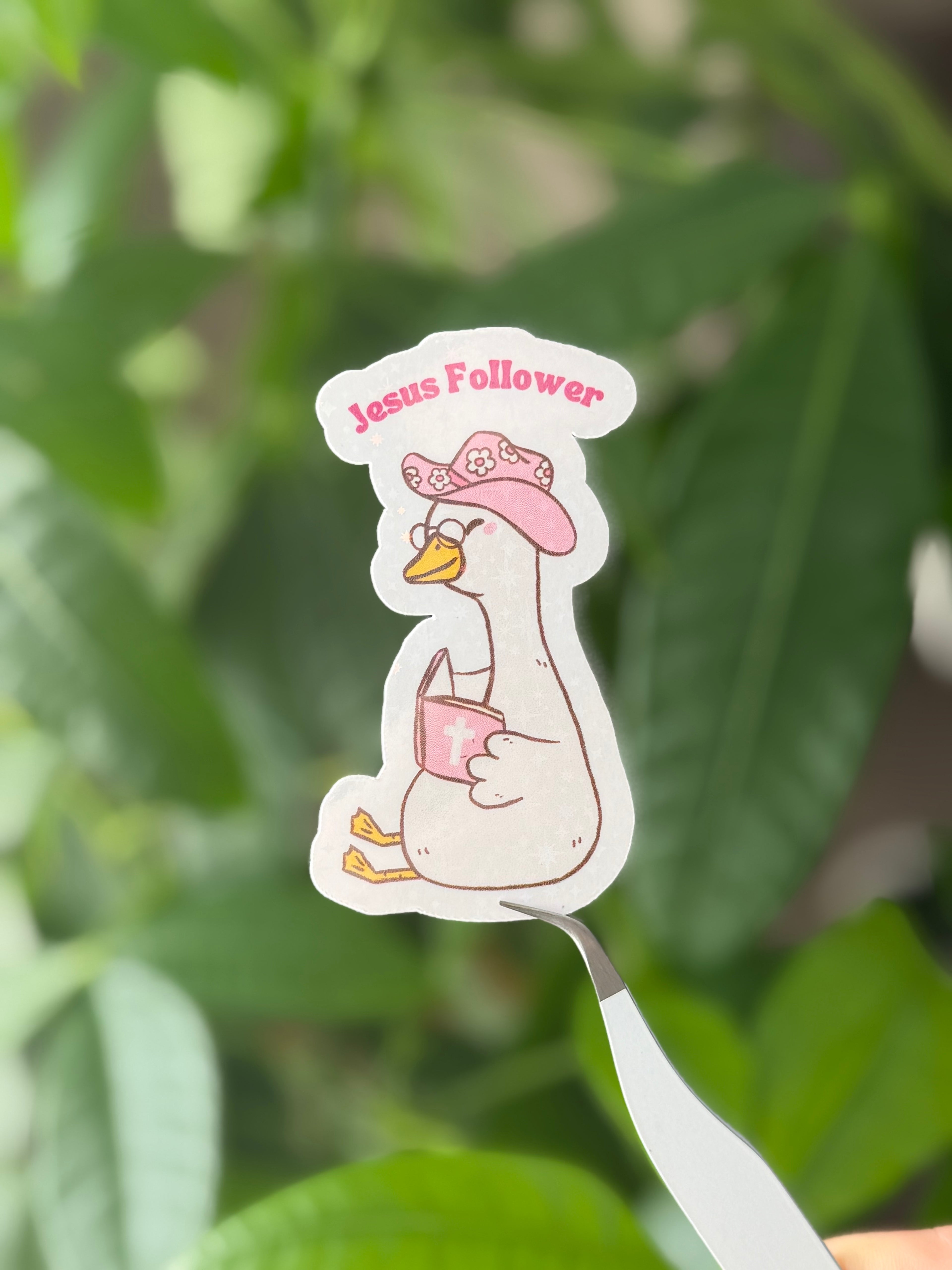 Jesus Follower Sticker.