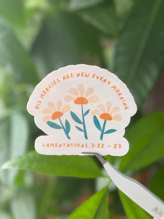 His Mercies Sticker