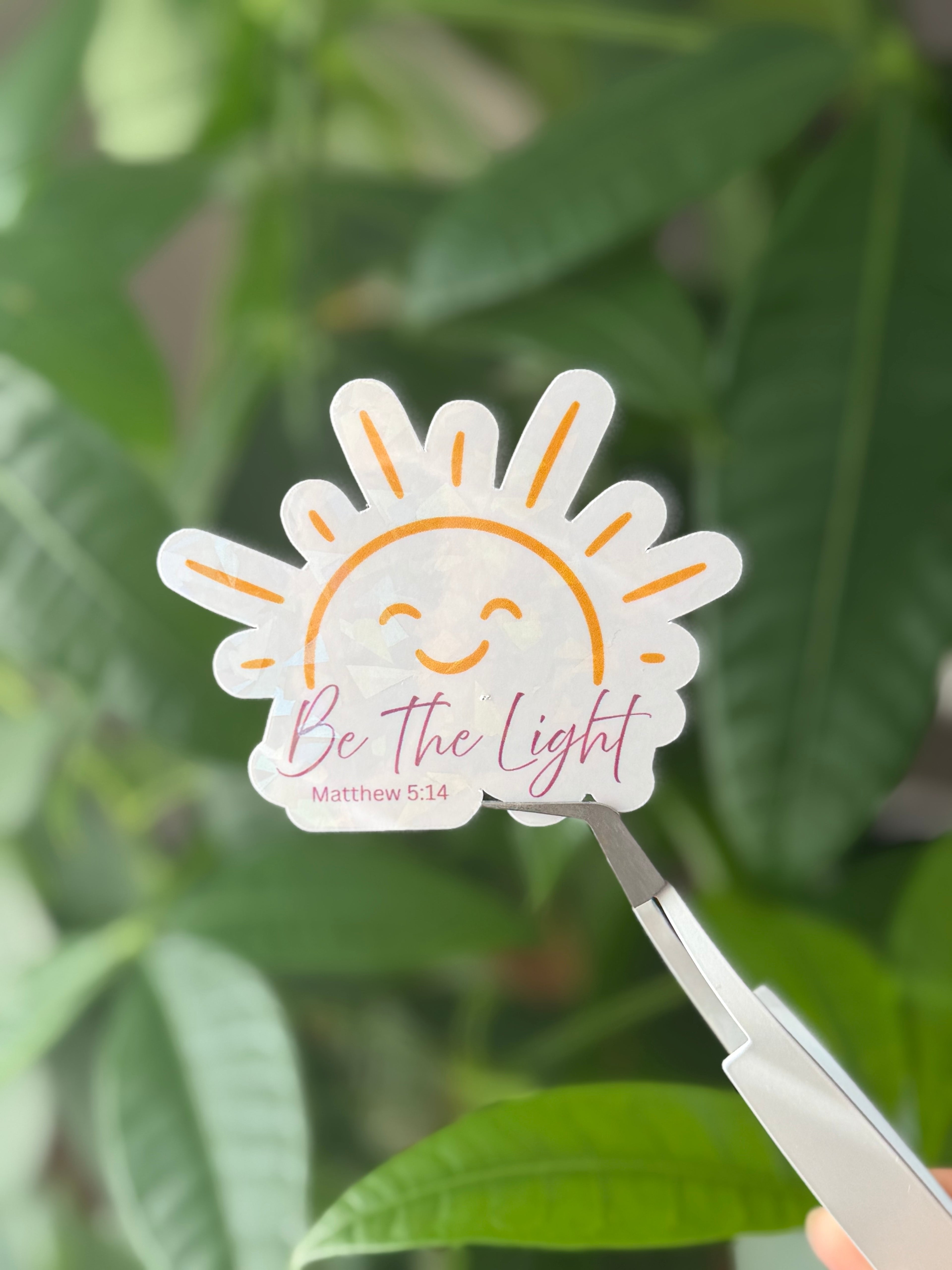 Be the Light Sticker