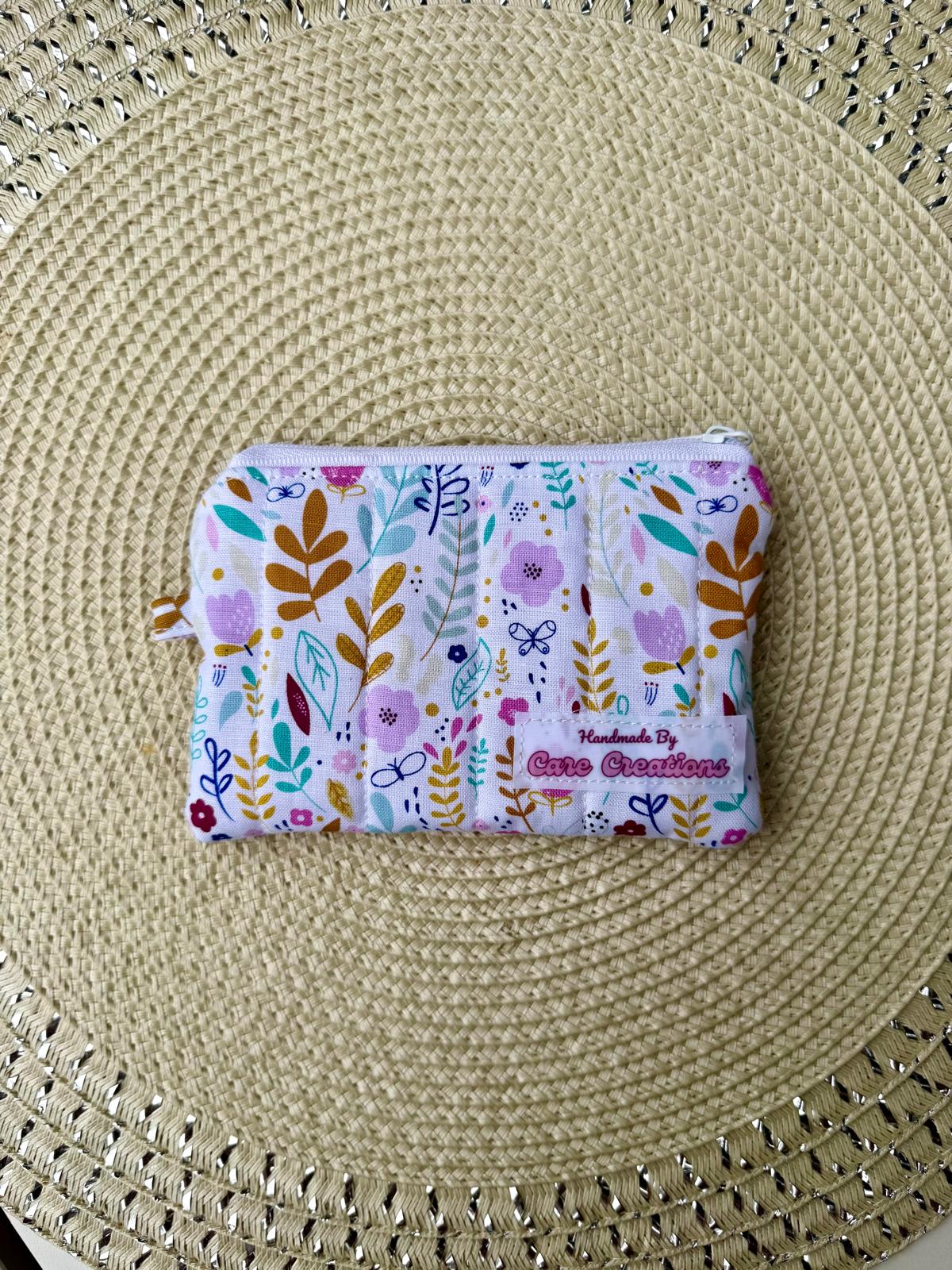 Cute Colorful Pattern Keychain Wristlet and Wallet