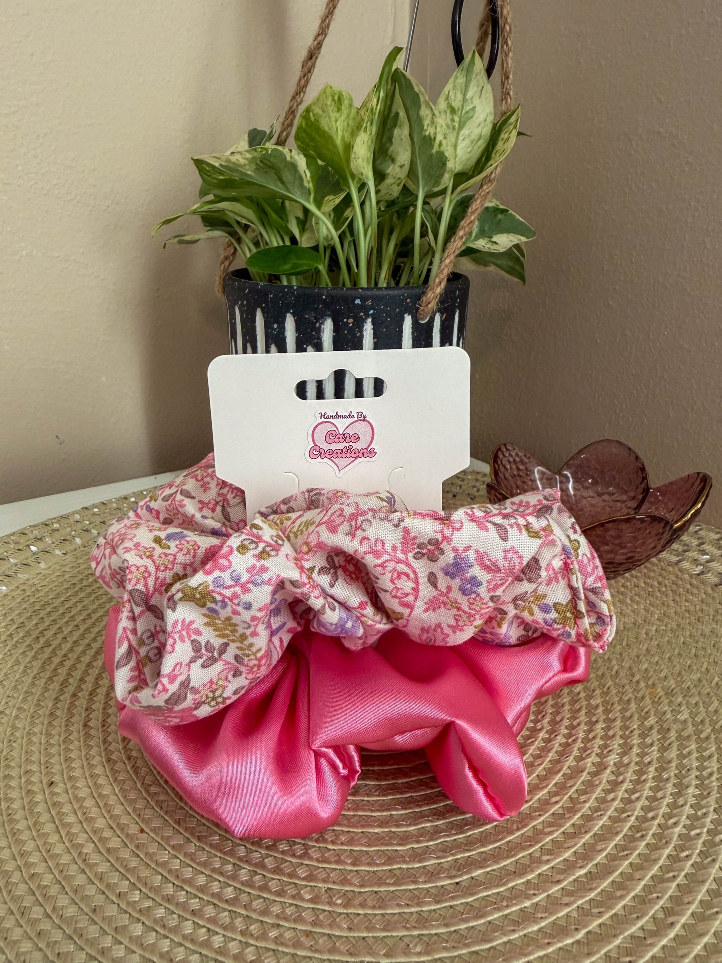 Blush Bloom Scrunchie Set