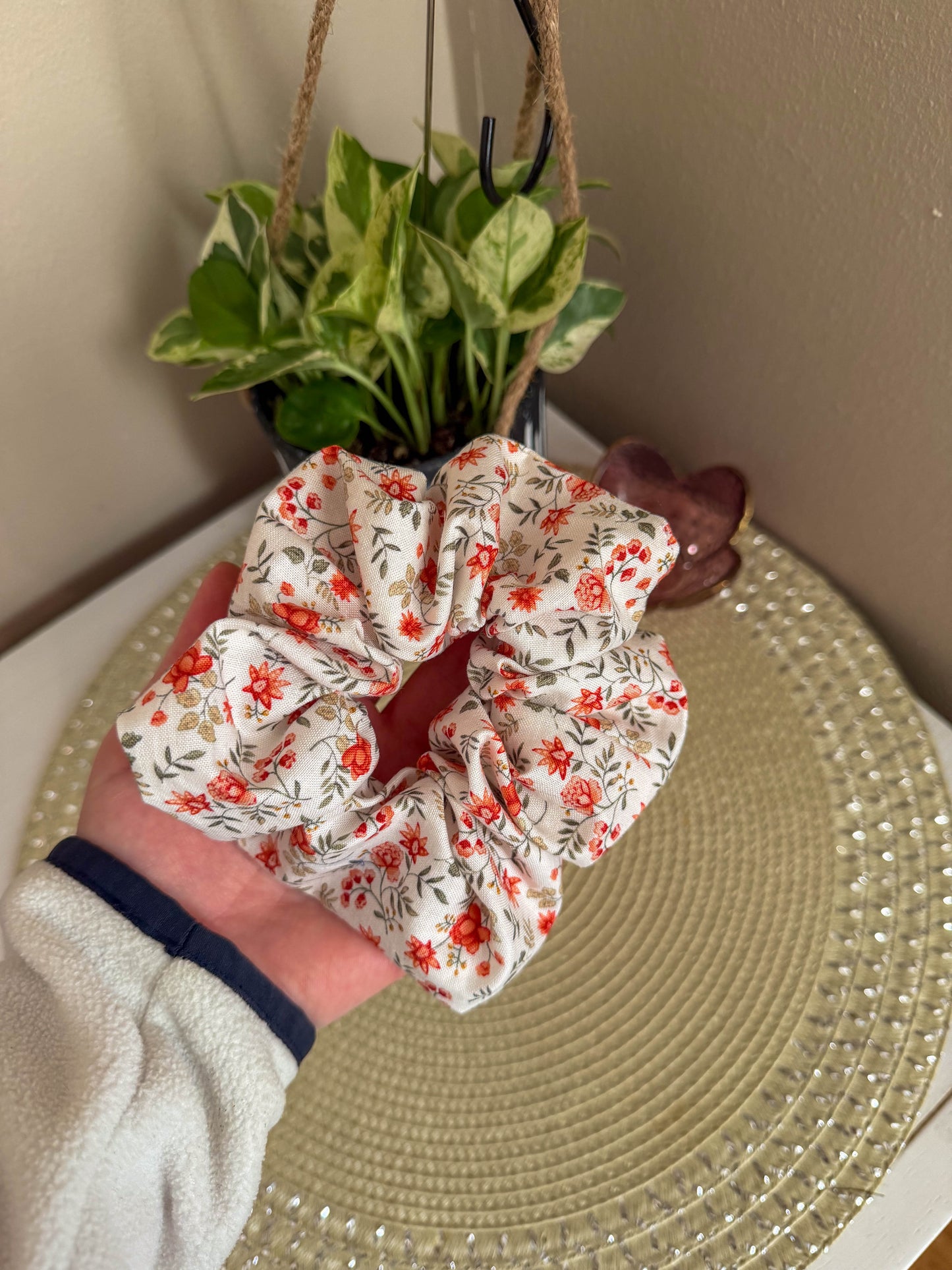 Earthy Rose Scrunchie Set