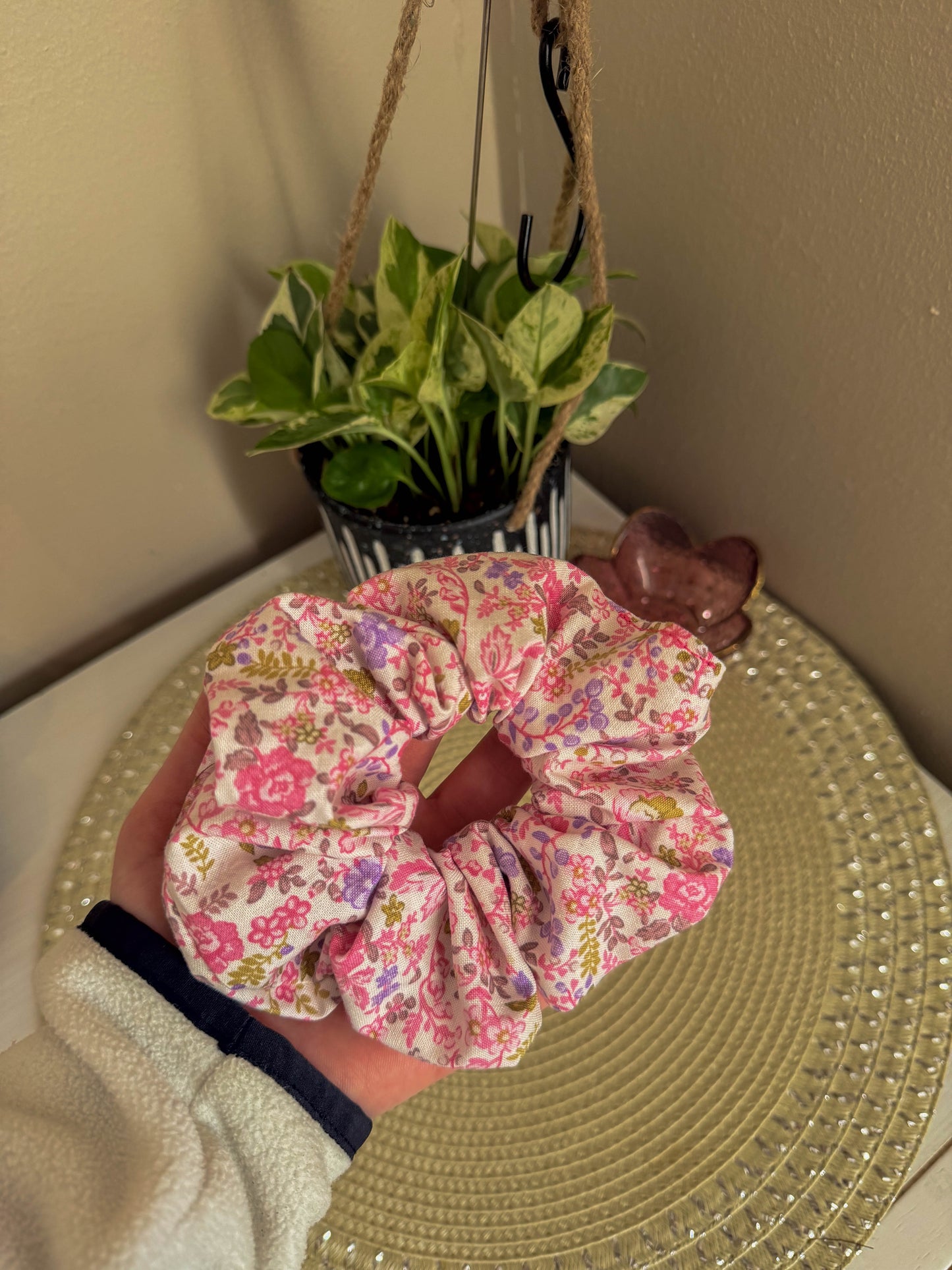 Blush Bloom Scrunchie Set