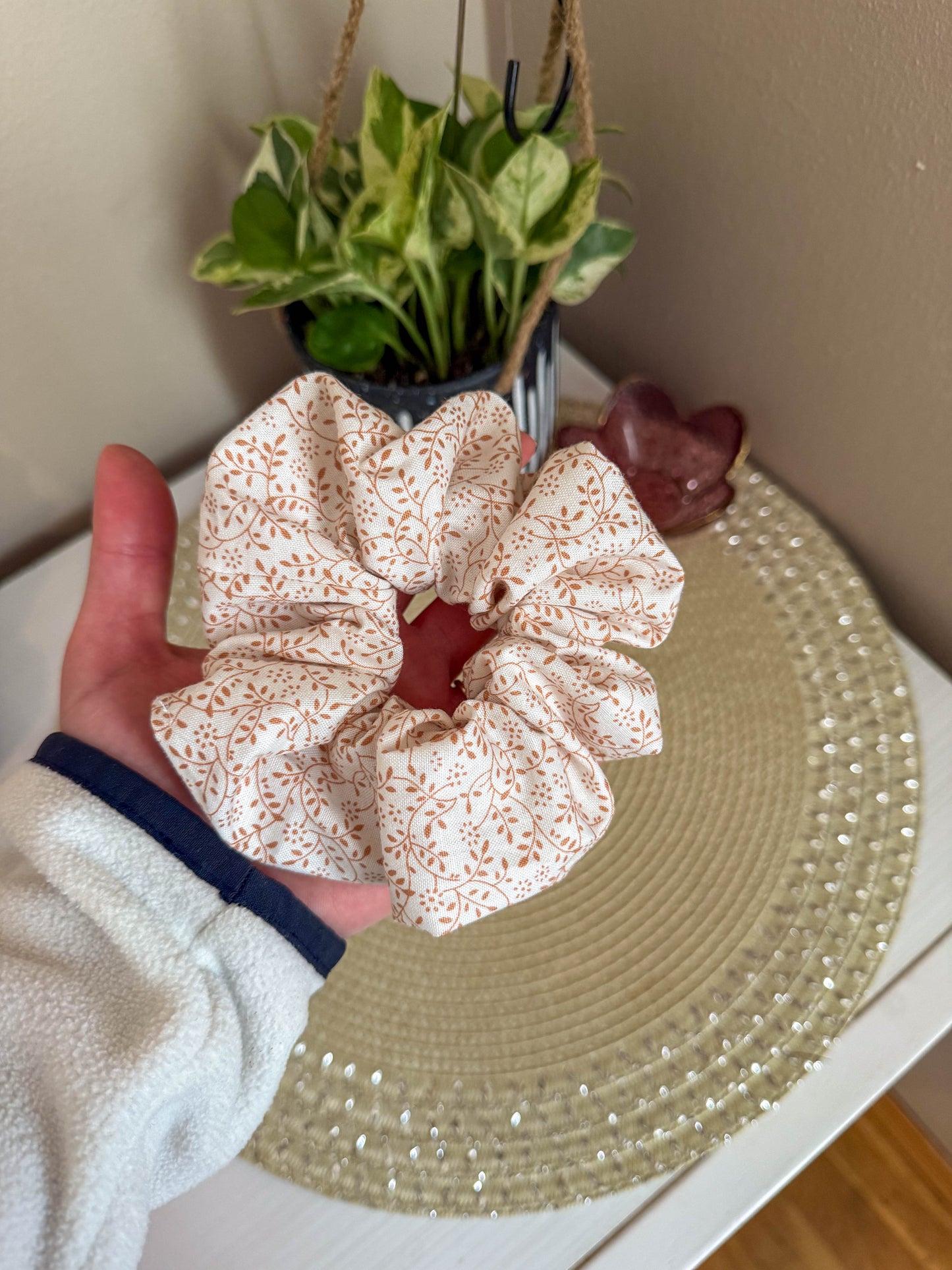 Warm Linen Scrunchie Set