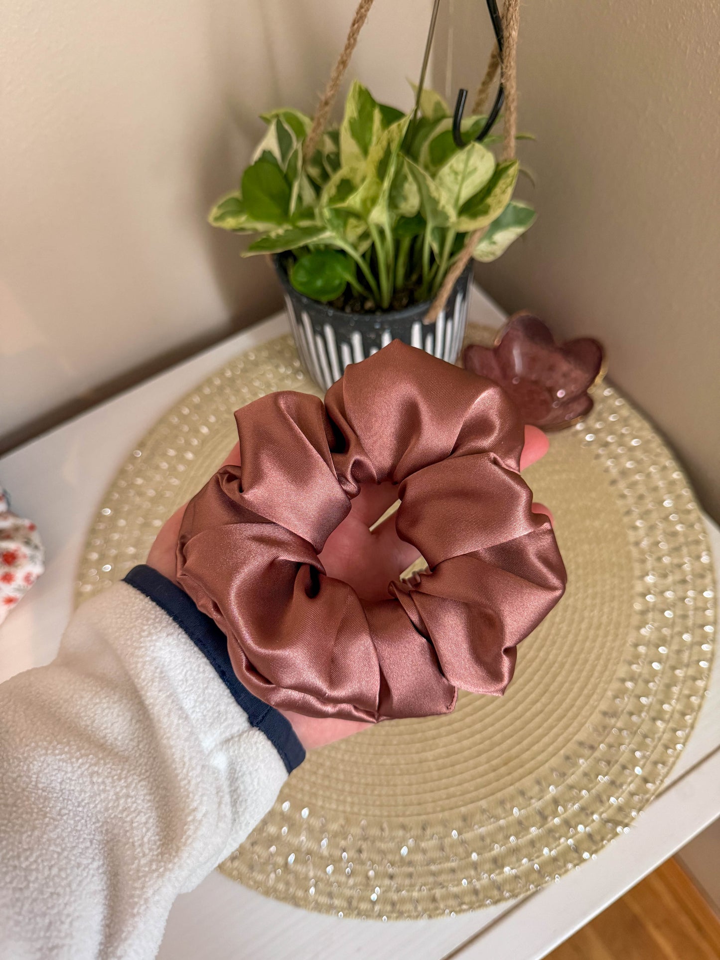 Warm Linen Scrunchie Set