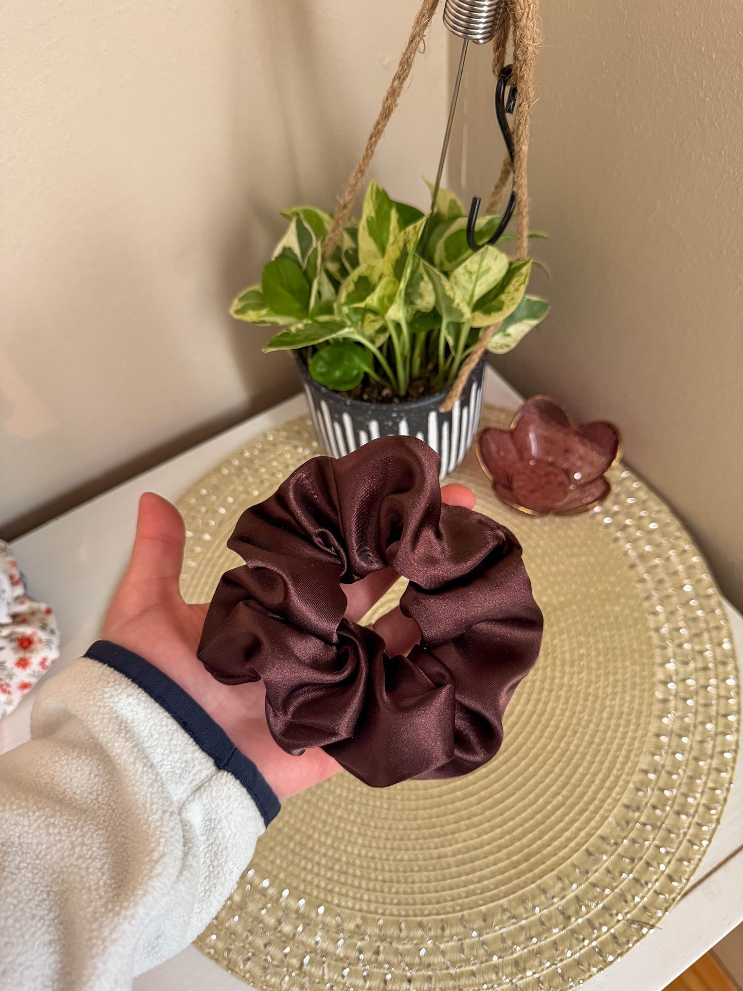 Earthy Rose Scrunchie Set